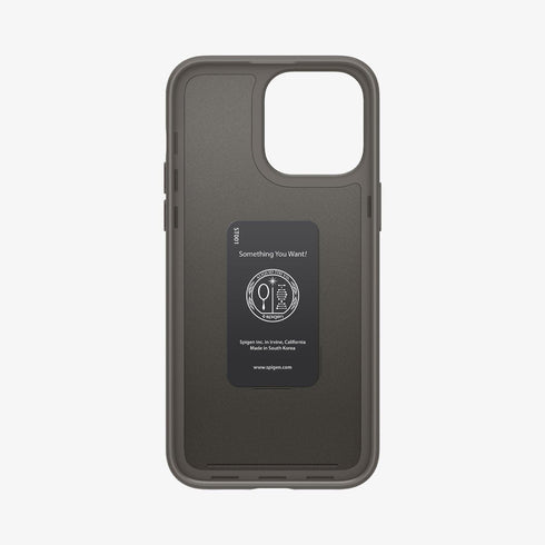 ACS04766 - iPhone 14 Pro Max Case Thin Fit in black showing the back